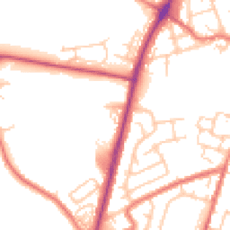 Daytime road noise heatmap for OL9 9RB