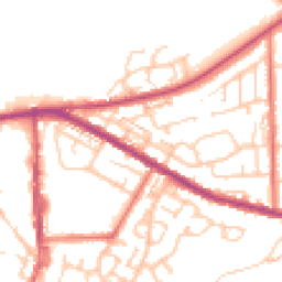 Daytime road noise heatmap for OL9 9RX
