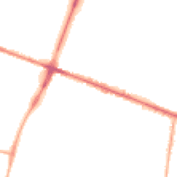 Night-time road noise heatmap for OL9 9TA