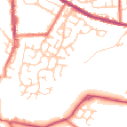 Daytime road noise heatmap for OL9 9TR