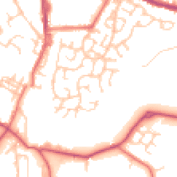 Daytime road noise heatmap for OL9 9UP