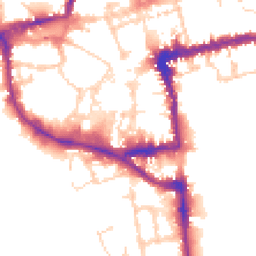 Daytime road noise heatmap for OX1 1AN