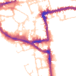 Daytime road noise heatmap for OX1 1AW