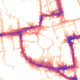 Daytime road noise heatmap for OX1 1AZ