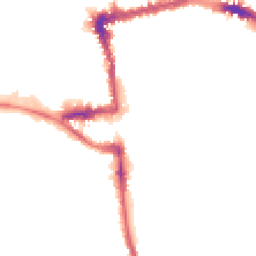 Night-time road noise heatmap for OX1 1BN