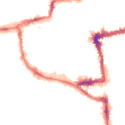 Night-time road noise heatmap for OX1 1DN
