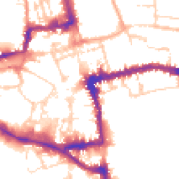 Daytime road noise heatmap for OX1 1EA