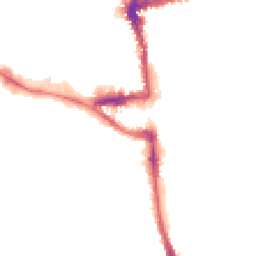 Night-time road noise heatmap for OX1 1EQ