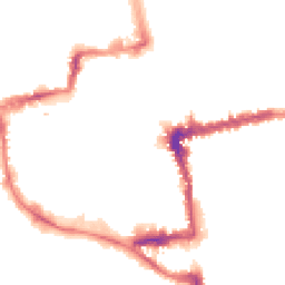 Night-time road noise heatmap for OX1 1ER