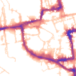 Daytime road noise heatmap for OX1 1HD