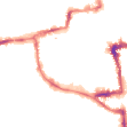 Night-time road noise heatmap for OX1 1HF