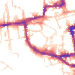 Daytime road noise heatmap for OX1 1HG