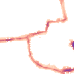 Night-time road noise heatmap for OX1 1HH