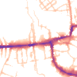 Daytime road noise heatmap for OX1 1HS