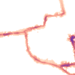Night-time road noise heatmap for OX1 1HT
