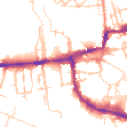 Daytime road noise heatmap for OX1 1HU