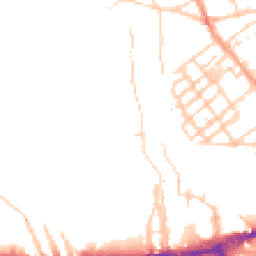 Daytime road noise heatmap for OX1 1HY