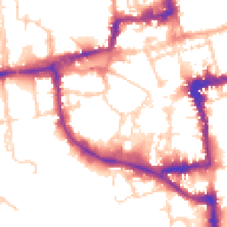 Daytime road noise heatmap for OX1 1JB