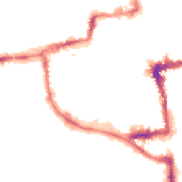 Night-time road noise heatmap for OX1 1JB