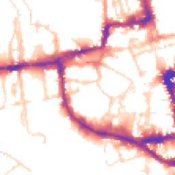 Daytime road noise heatmap for OX1 1JE