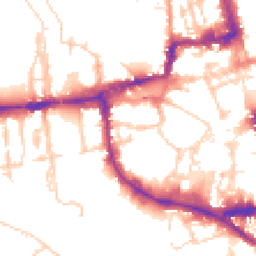 Daytime road noise heatmap for OX1 1JF