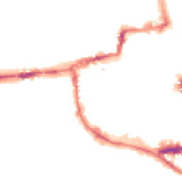 Night-time road noise heatmap for OX1 1JF