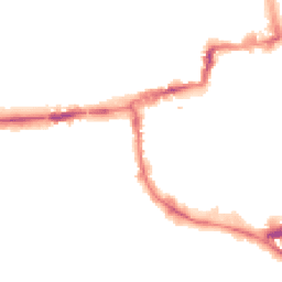 Night-time road noise heatmap for OX1 1JH