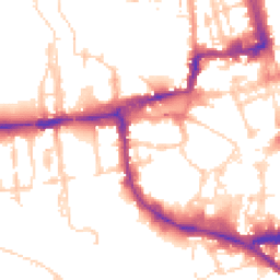 Daytime road noise heatmap for OX1 1JP