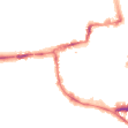 Night-time road noise heatmap for OX1 1JP