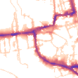 Daytime road noise heatmap for OX1 1JR