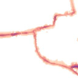 Night-time road noise heatmap for OX1 1JR