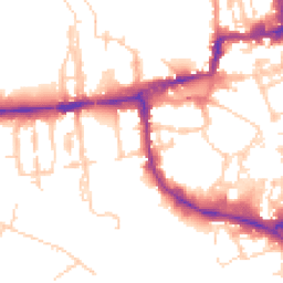 Daytime road noise heatmap for OX1 1LE
