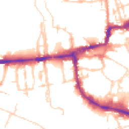 Daytime road noise heatmap for OX1 1PP