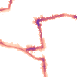 Night-time road noise heatmap for OX1 1QN