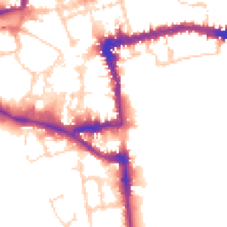 Daytime road noise heatmap for OX1 1RE
