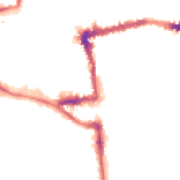 Night-time road noise heatmap for OX1 1RE