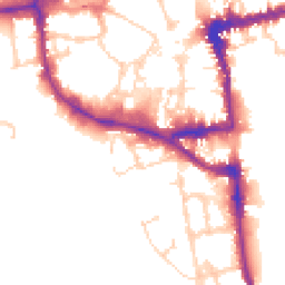 Daytime road noise heatmap for OX1 1RP