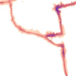 Night-time road noise heatmap for OX1 1RP