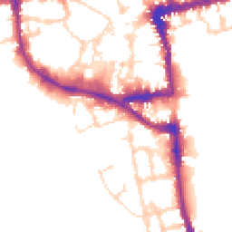 Daytime road noise heatmap for OX1 1RU