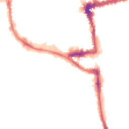 Night-time road noise heatmap for OX1 1RU