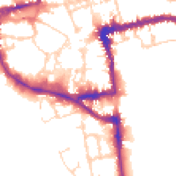 Daytime road noise heatmap for OX1 1UB