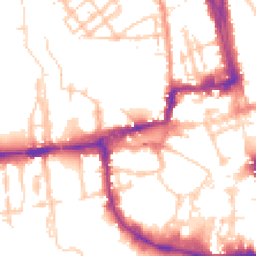 Daytime road noise heatmap for OX1 2EP