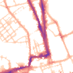 Daytime road noise heatmap for OX1 2HY