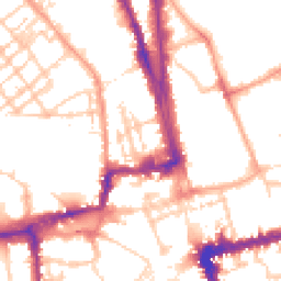 Daytime road noise heatmap for OX1 2LF