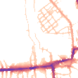 Daytime road noise heatmap for OX1 2RQ