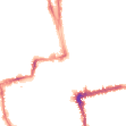 Night-time road noise heatmap for OX1 3AE