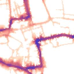 Daytime road noise heatmap for OX1 3EU