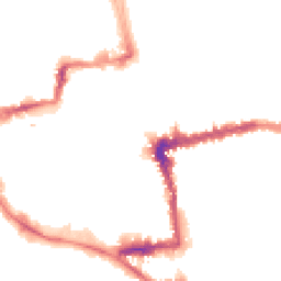 Night-time road noise heatmap for OX1 3JD