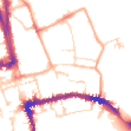 Daytime road noise heatmap for OX1 3SD
