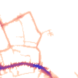 Daytime road noise heatmap for OX1 3TN